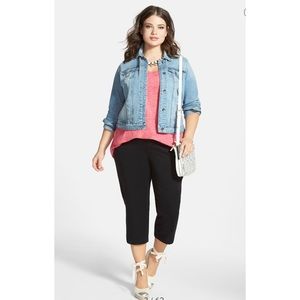 Sejour Addison' Stretch Crop Pants - Black